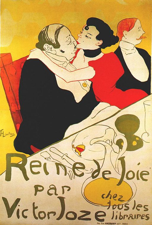 ロートレックのポスター　Reine de Joie