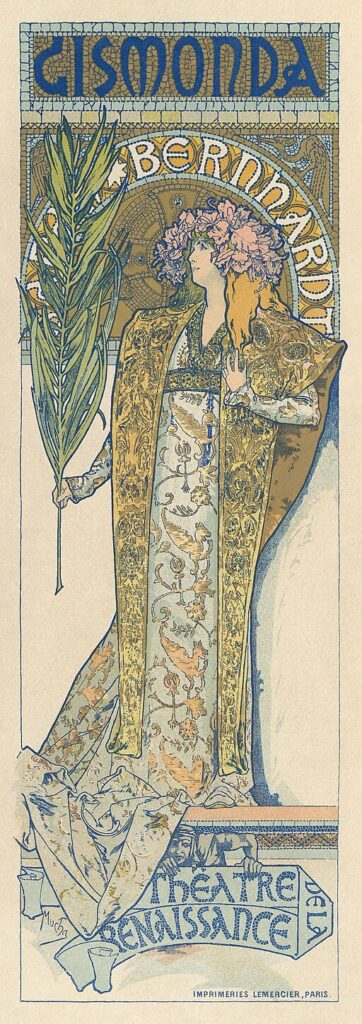Alphonse Mucha - Poster for Victorien Sardou's Gismonda